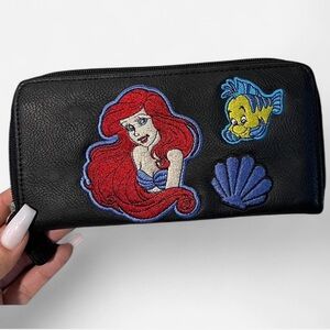 Disney Black Ariel and Flounder Wallet